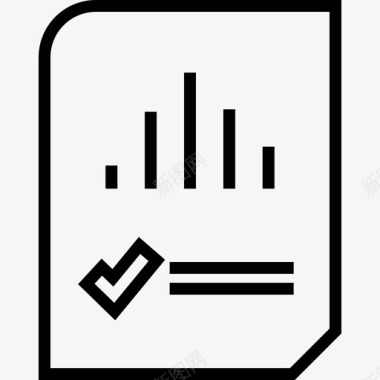 文件报告报告页潮汐智能手机图标