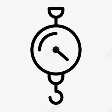 吊秤吊秤吊钩物流图标