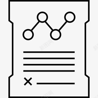 搜索文档矢量报告页分析文档图标