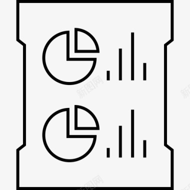 搜索文档矢量报告页分析文档图标