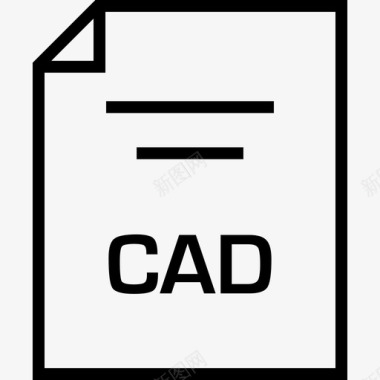 cad镂空cad文档扩展名图标