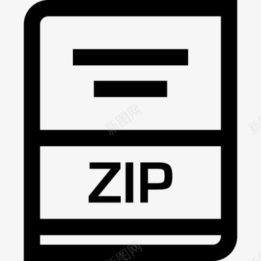 ZIP文件zip文件名扩展名图标