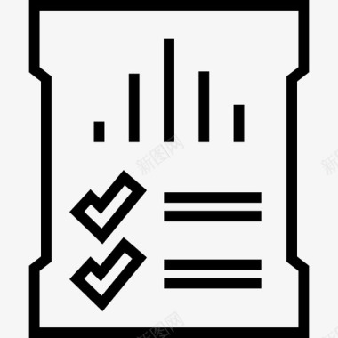 文档报告分析数据图标