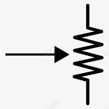 电脑信号可变电阻器原理图多个图标