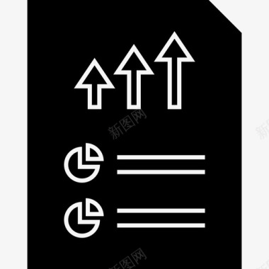 圆环信息图表页面报告信息图表图标