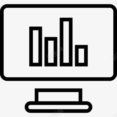 信息创意图表条形图度量信息图标