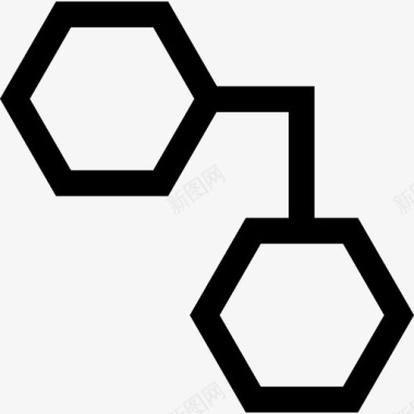 抽象设计连接创意图标