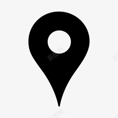 黄金位置地图别针现货卖出图标