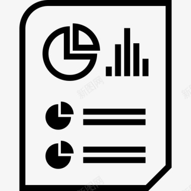 题页报告页文档图表图标
