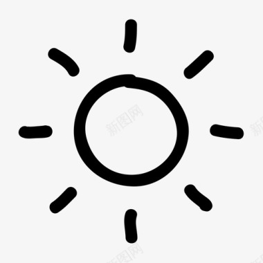阳光户外天空图标