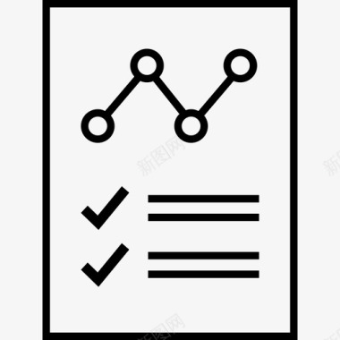 信息填写页面报告数据文档图标