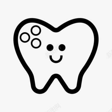牙齿蛀牙牙科治疗图标