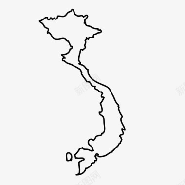 国家越南国家地理图标