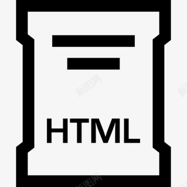 HTML代码html文件扩展名文档名称图标