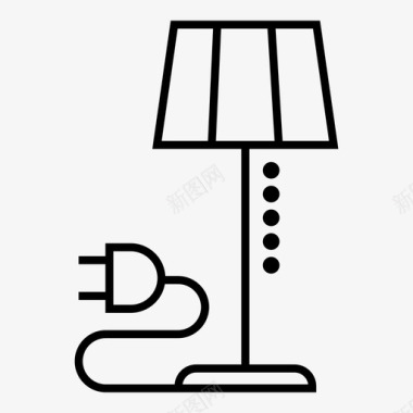 灯具灯具舒适家具图标