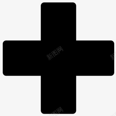 十字架医疗十字架加上新的图标
