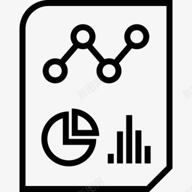 专题页报告页修剪激增图标