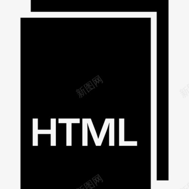 html5模板html文件名5字形图标