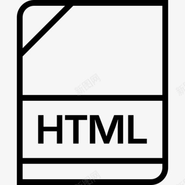 HTML代码html文件名文档扩展名图标