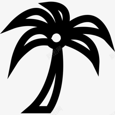埃及象形文字图片棕榈树符号图标