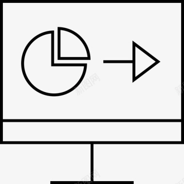 三维数据图饼图数据图形图标