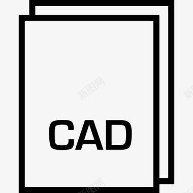 家装cadcad签名名称图标