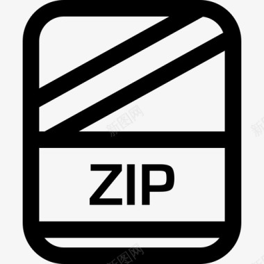 ZIP文件zip文件名扩展名图标