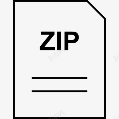 文件页面zip页面最新技术图标