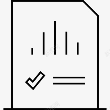 三层信息图表分析数据文档图标