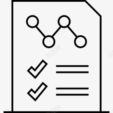 三层信息图表数据分析文档图标