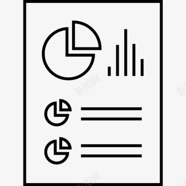 农页图标报告页减搜索引擎优化分析图标