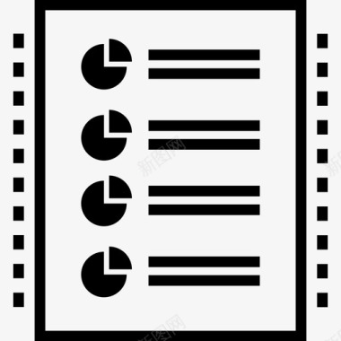电影网页报告页分析数据图标