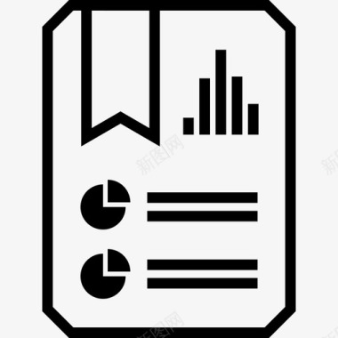满意度调查报告页数据文件图标