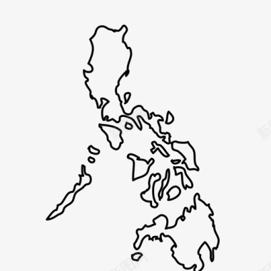 国家菲律宾国家地理图标