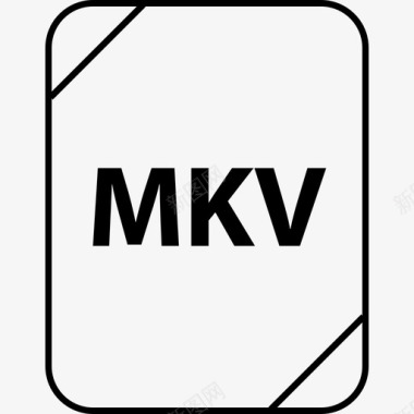 pdf文件下载mkv技术名称图标