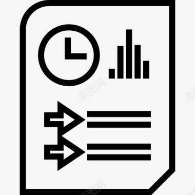 专题页设计报告页文档图表图标