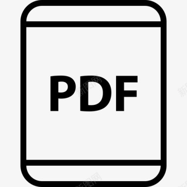 PDF电子书pdf名称标记图标