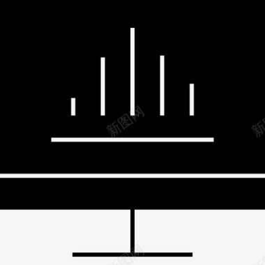 数据信息表格条形图计算机数据图标