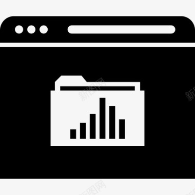 文件报告文件夹网页浏览器搜索引擎优化图标