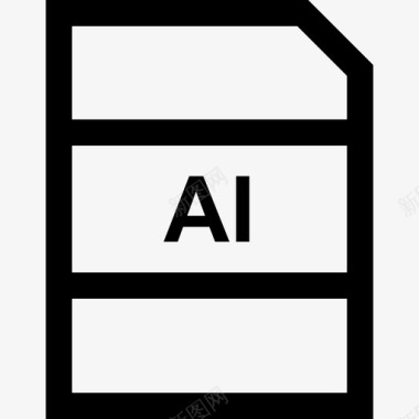AI免抠ai1文档图标