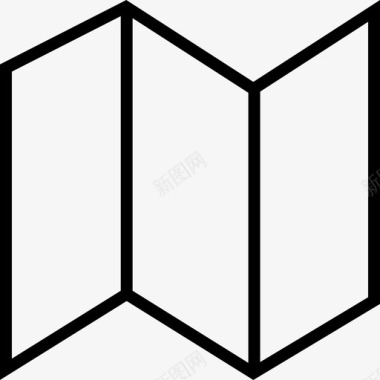 设计图纸地图方向图纸图标