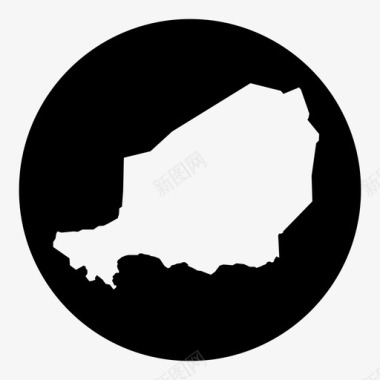 非洲脸谱png尼日尔非洲国家图标