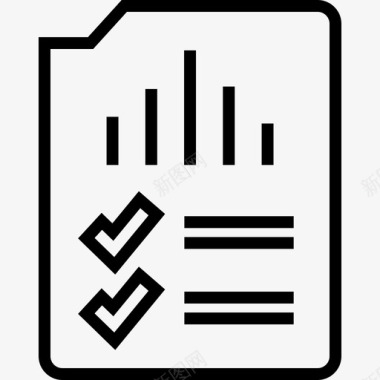 搜索文档矢量报告页分析商业信息图标