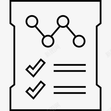页报告页分析文档图标
