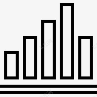 收益稳健条形图搜索引擎优化在线图标