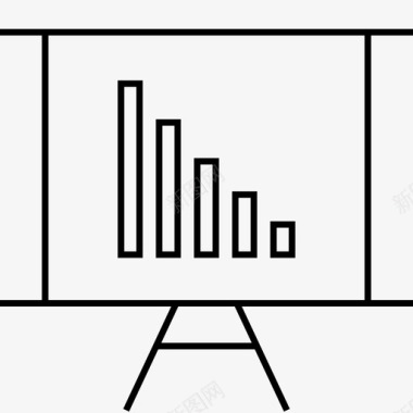 条形数据图条形图搜索引擎优化派图标