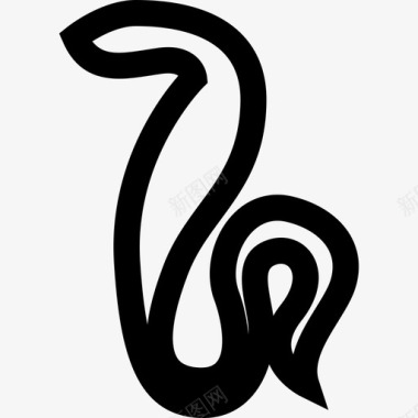 埃及象形文字图片眼镜蛇信号加号图标