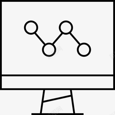 数据信息表格线形图分析数据图标