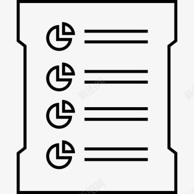 搜索文档矢量报告页分析文档图标
