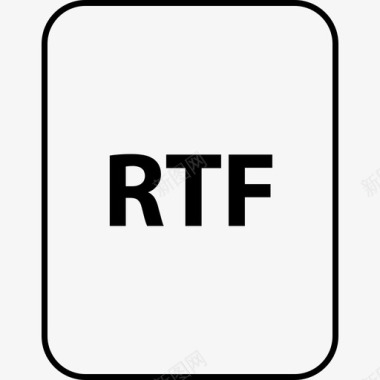 主题rtf内容文档图标